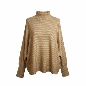 Out From Under Urban Outfitters Striped Mock Neck Sweater Mustard  Cottage USA